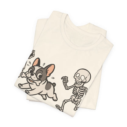 Printify T-Shirt Piebald French Bulldog Grave Robber TShirt