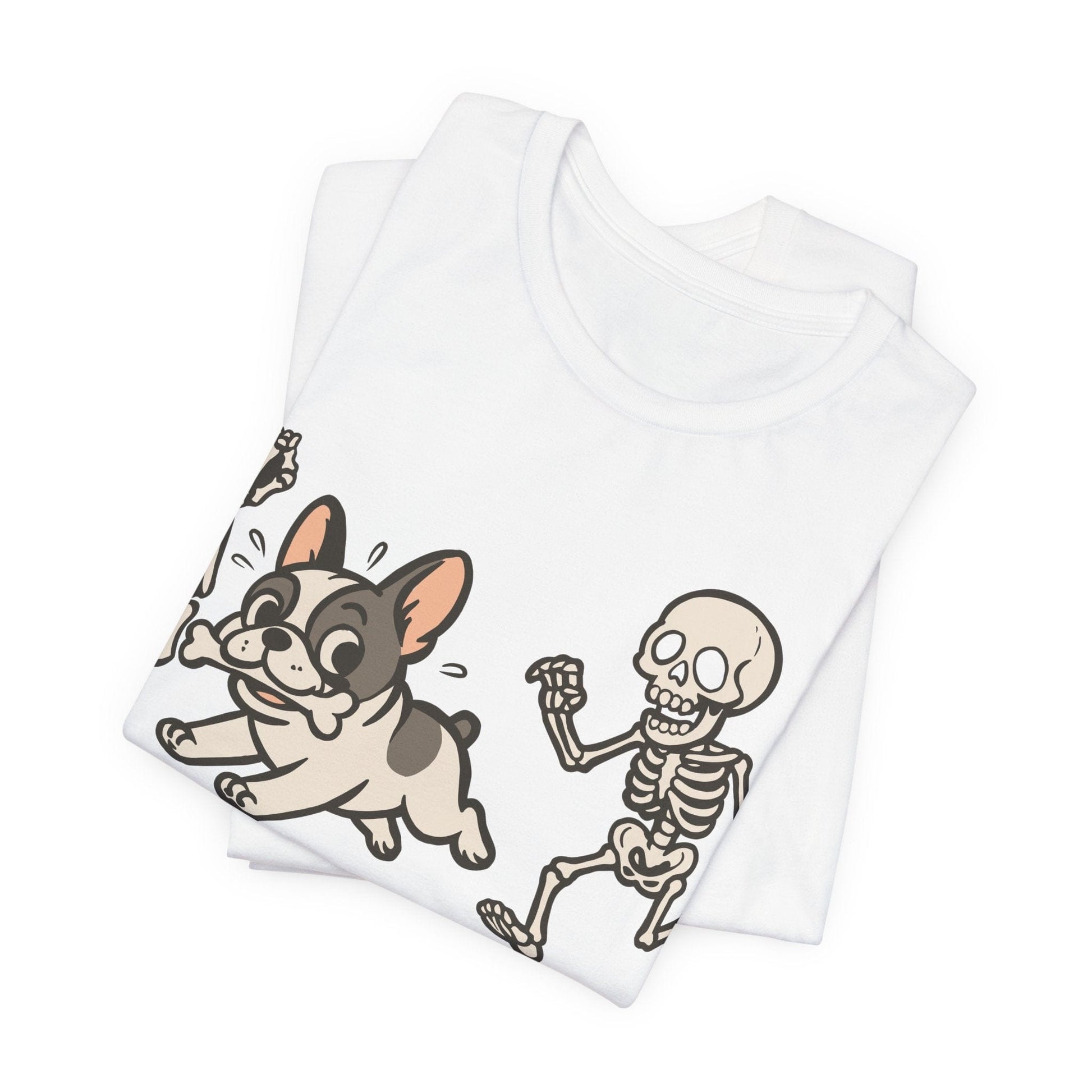 Printify T-Shirt Piebald French Bulldog Grave Robber TShirt