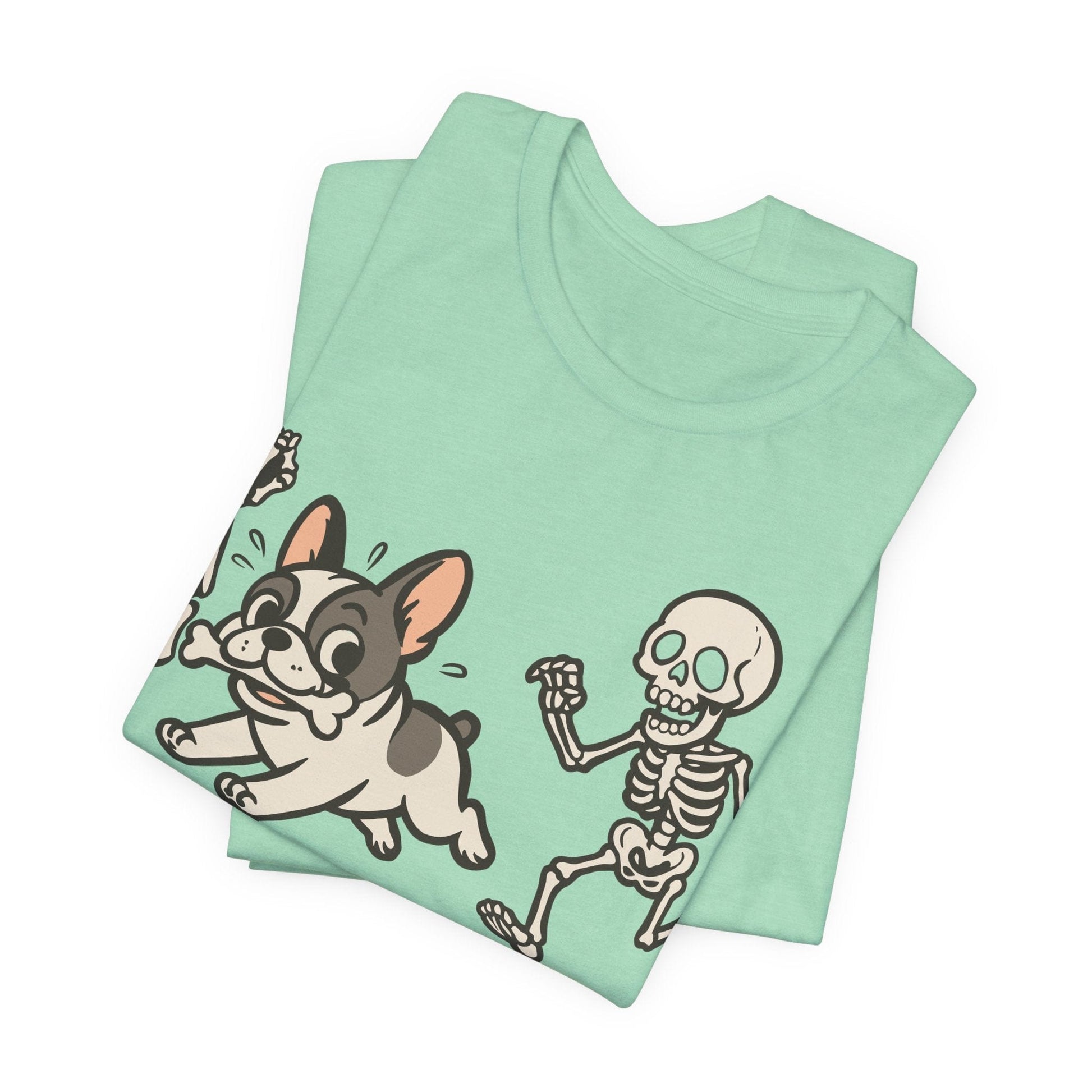 Printify T-Shirt Piebald French Bulldog Grave Robber TShirt