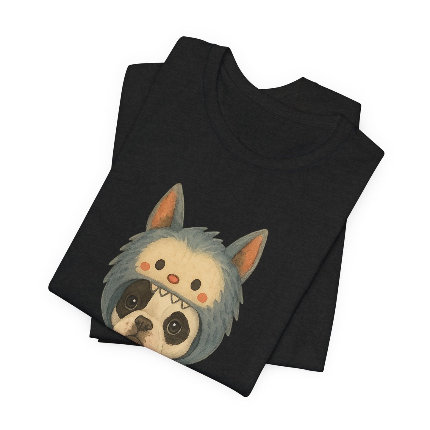 Printify T-Shirt Piebald French Bulldog Little Monster TShirt