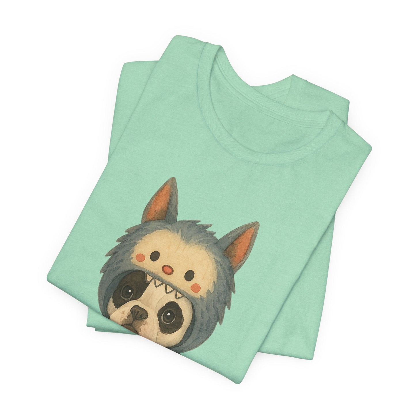 Printify T-Shirt Piebald French Bulldog Little Monster TShirt