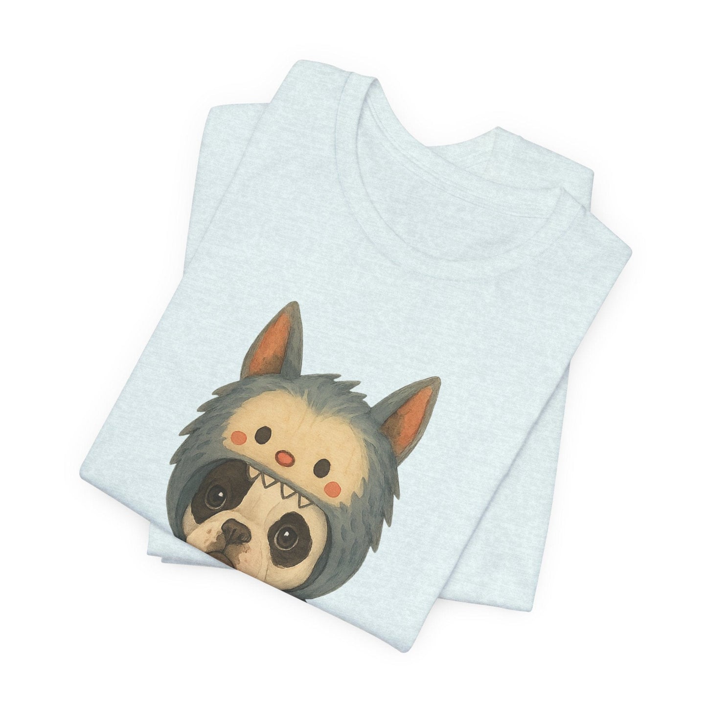 Printify T-Shirt Piebald French Bulldog Little Monster TShirt