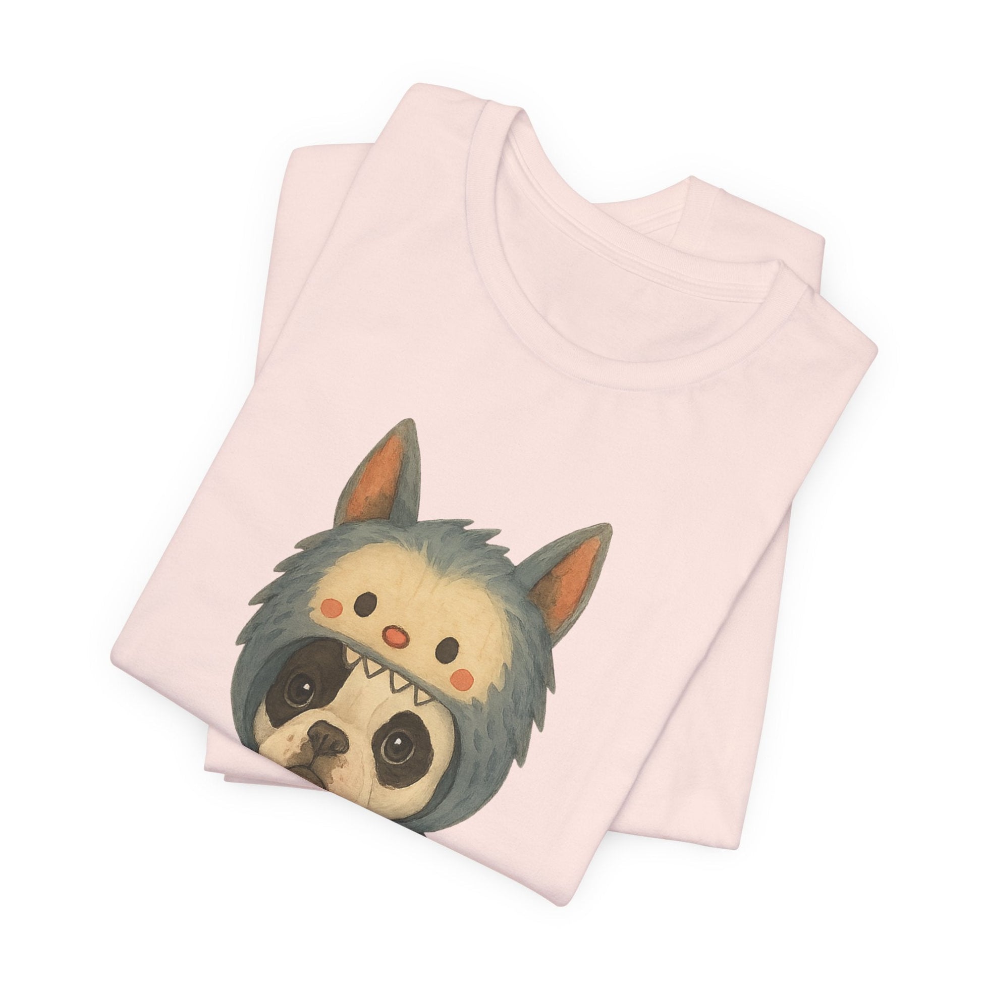 Printify T-Shirt Piebald French Bulldog Little Monster TShirt