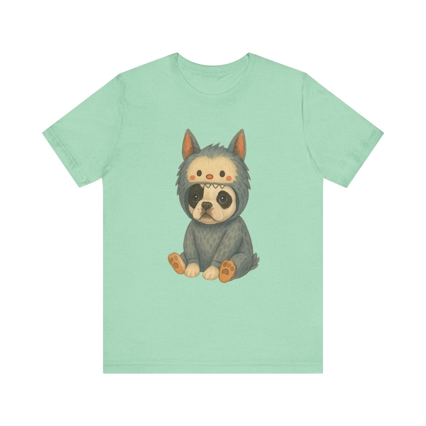 Printify T-Shirt Piebald French Bulldog Little Monster TShirt