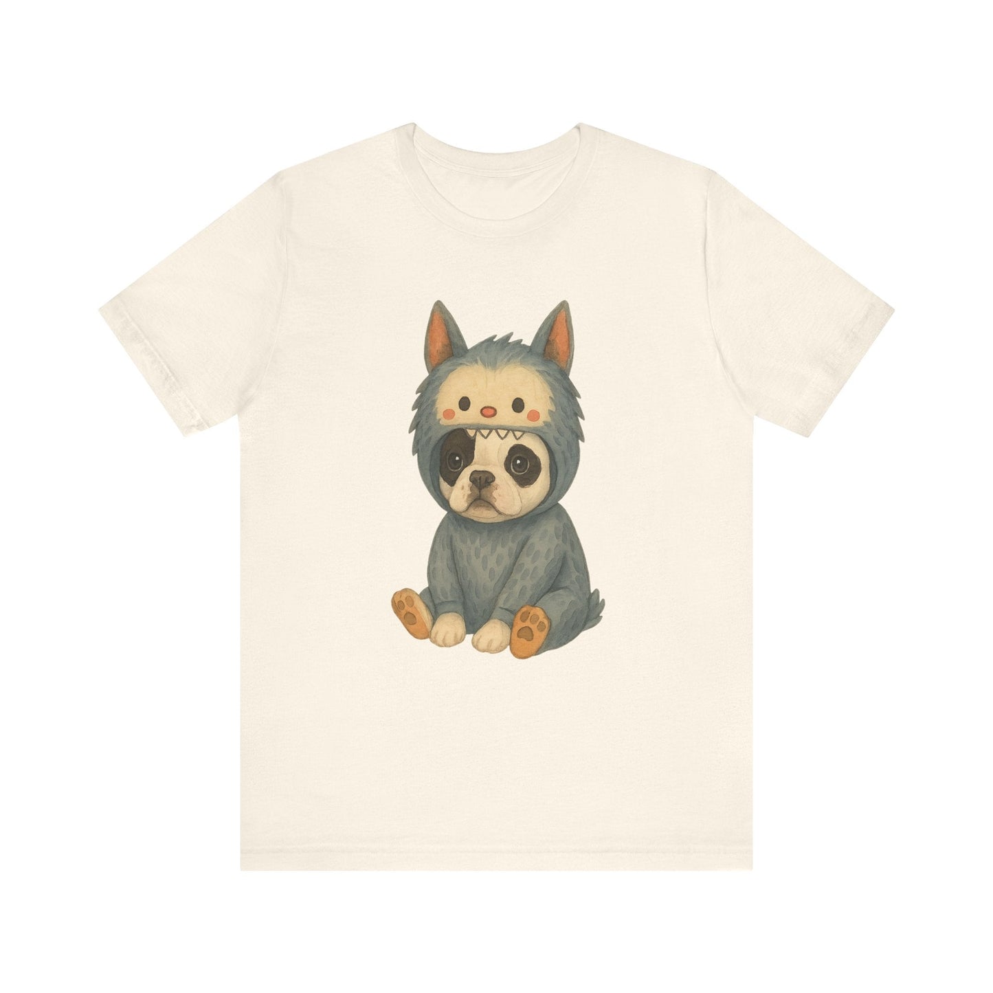 Printify T-Shirt Piebald French Bulldog Little Monster TShirt