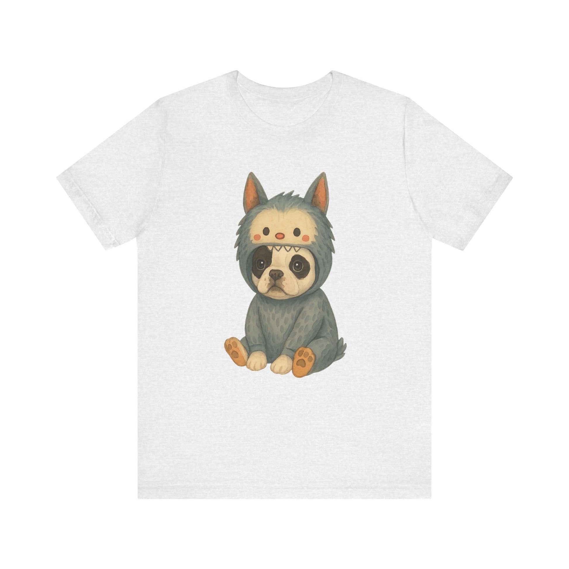 Printify T-Shirt Piebald French Bulldog Little Monster TShirt