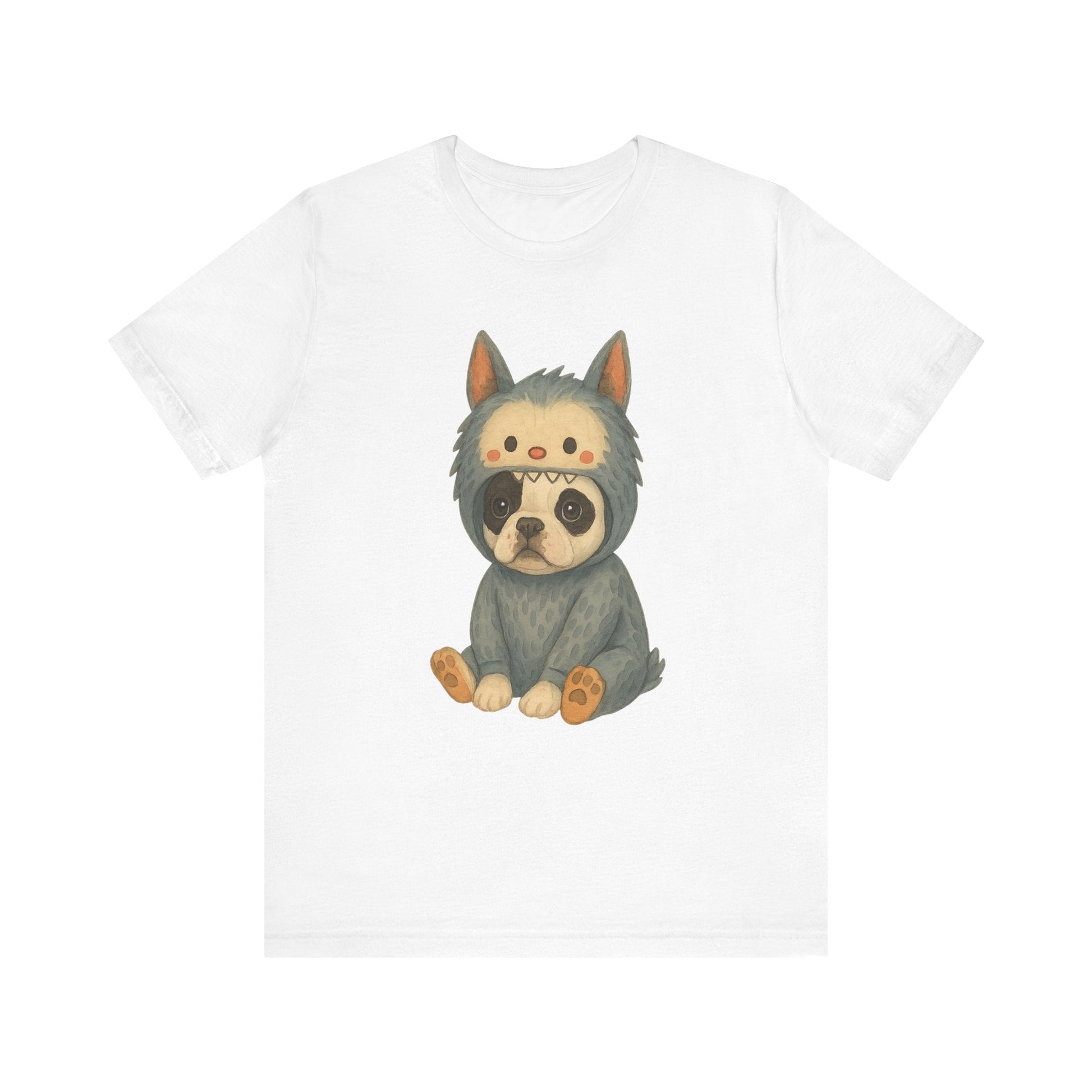 Printify T-Shirt Piebald French Bulldog Little Monster TShirt