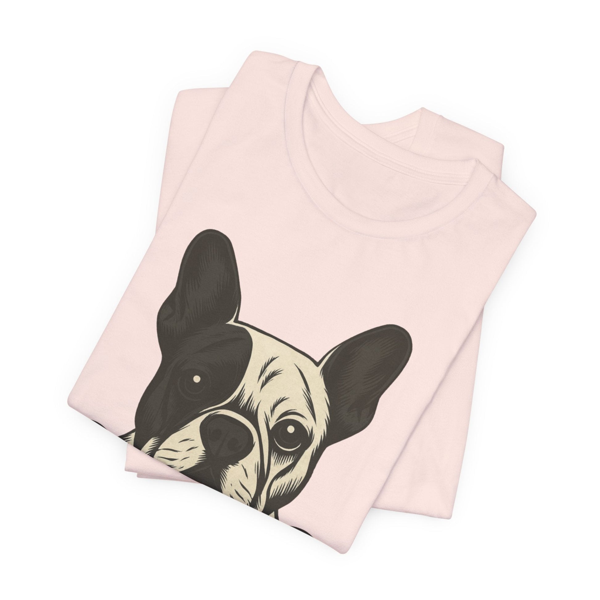 Printify T-Shirt Piebald French Bulldog My Therapist TShirt