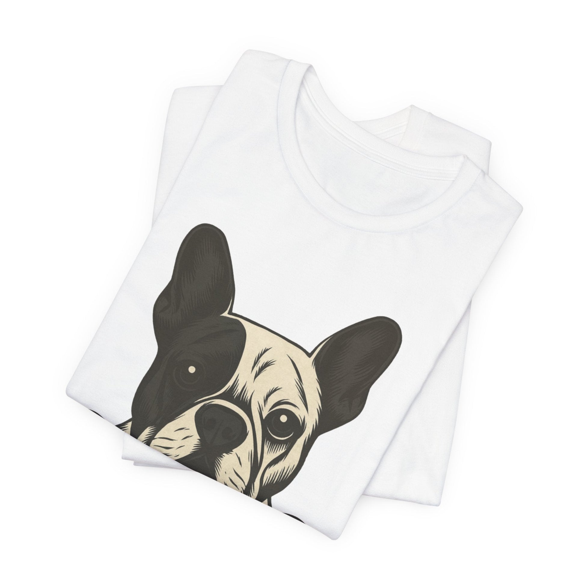 Printify T-Shirt Piebald French Bulldog My Therapist TShirt