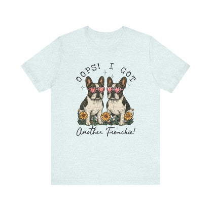 Printify T-Shirt Piebald French Bulldog Oops TShirt