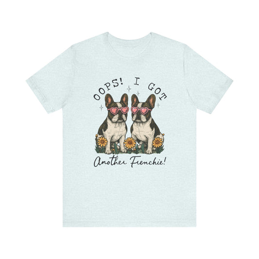 Printify T-Shirt Piebald French Bulldog Oops TShirt