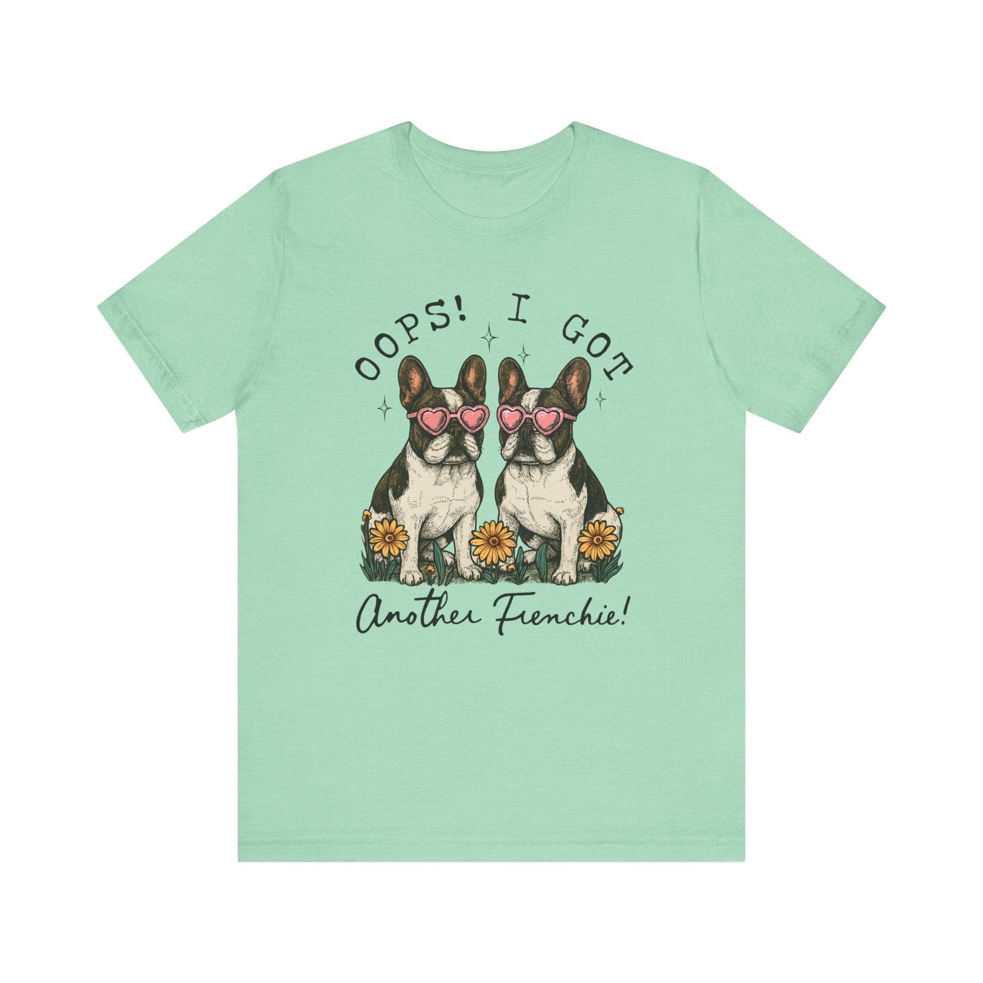Printify T-Shirt Piebald French Bulldog Oops TShirt