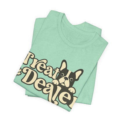 Piebald French Bulldog Treat Dealer TShirt