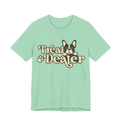 Piebald French Bulldog Treat Dealer TShirt