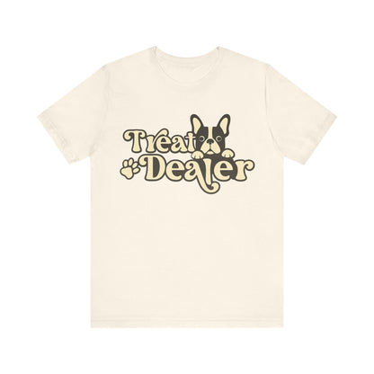 Piebald French Bulldog Treat Dealer TShirt