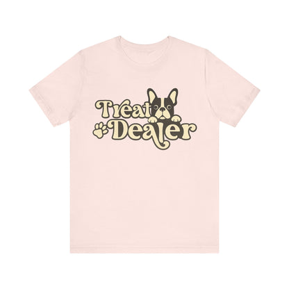 Piebald French Bulldog Treat Dealer TShirt