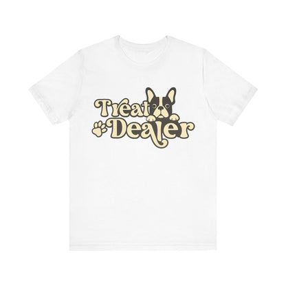 Piebald French Bulldog Treat Dealer TShirt