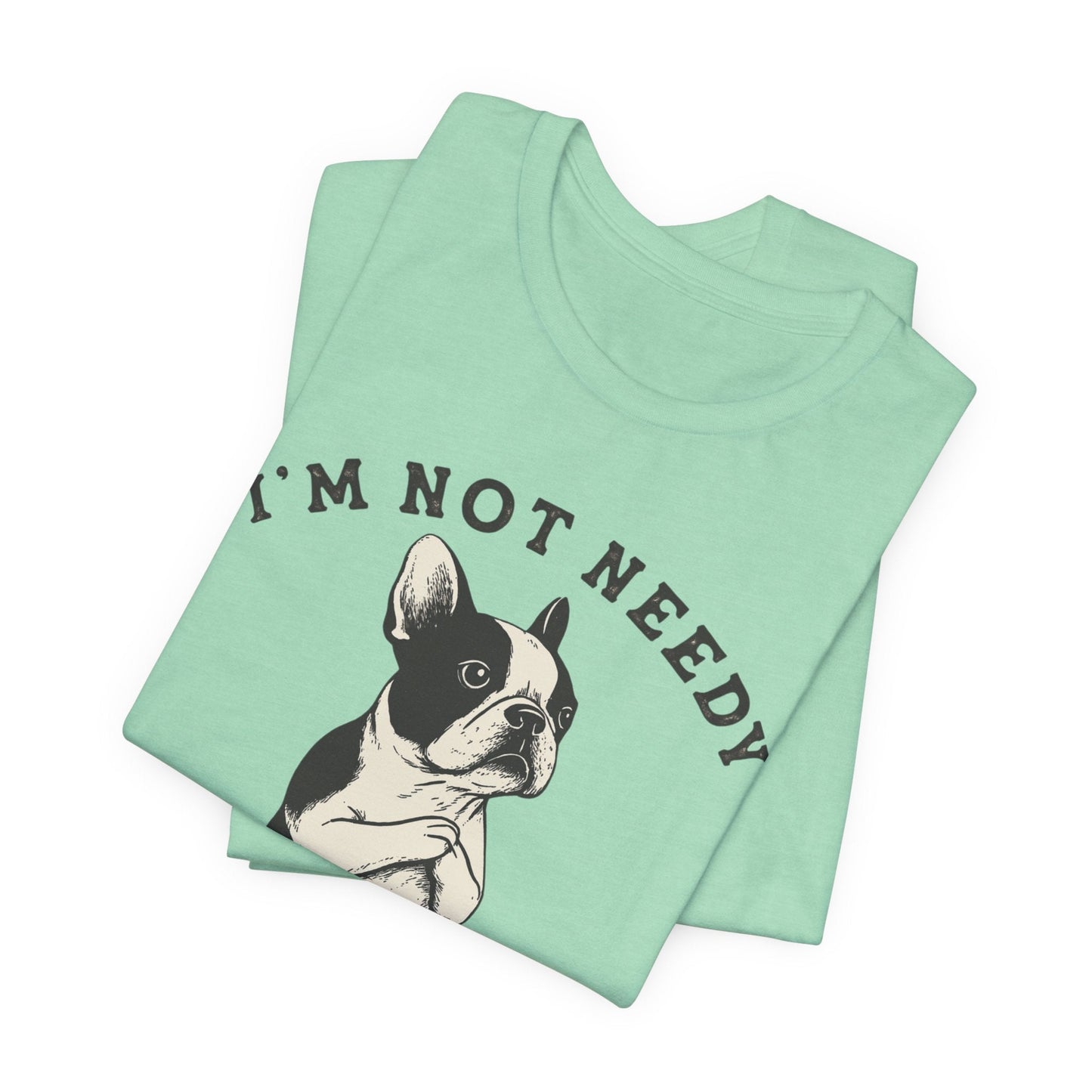 Piebald French Bulldog Wanty TShirt