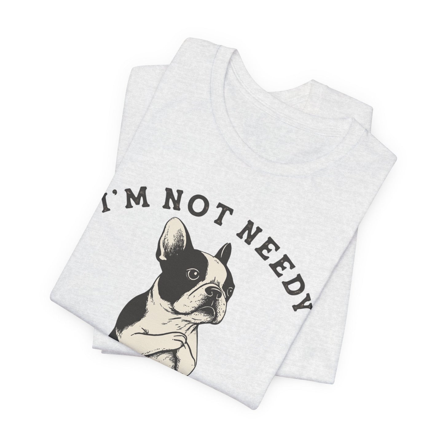 Piebald French Bulldog Wanty TShirt