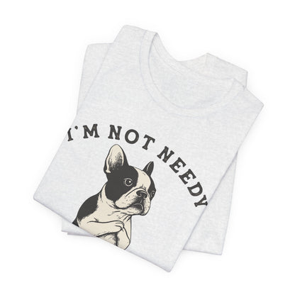Piebald French Bulldog Wanty TShirt