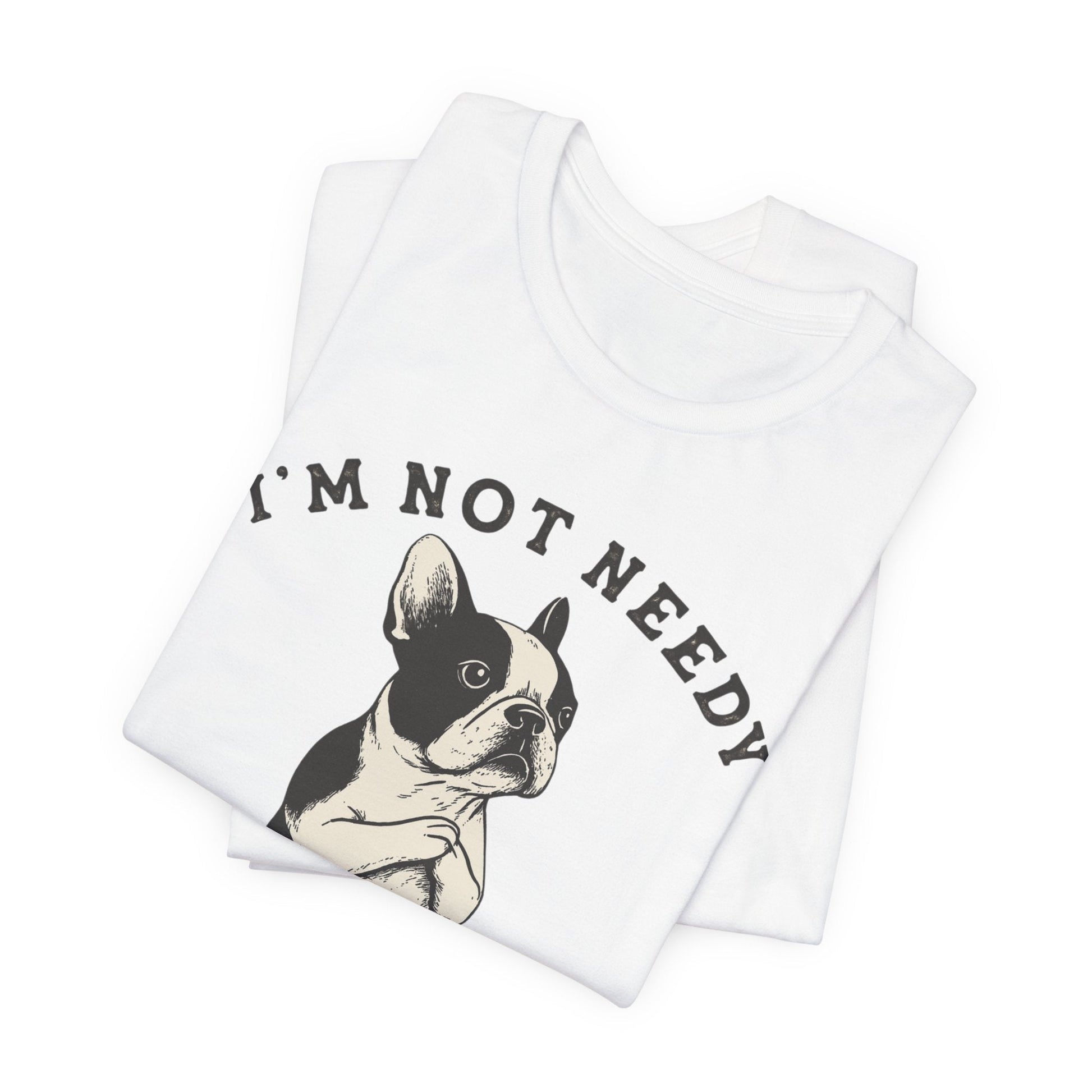 Piebald French Bulldog Wanty TShirt