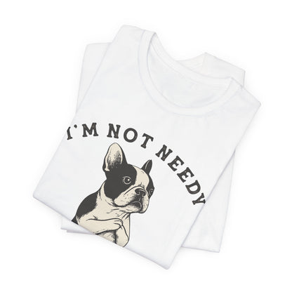 Piebald French Bulldog Wanty TShirt