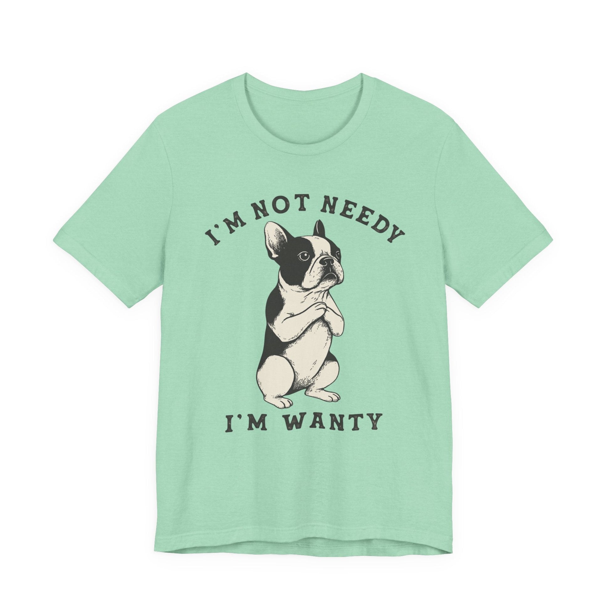 Piebald French Bulldog Wanty TShirt