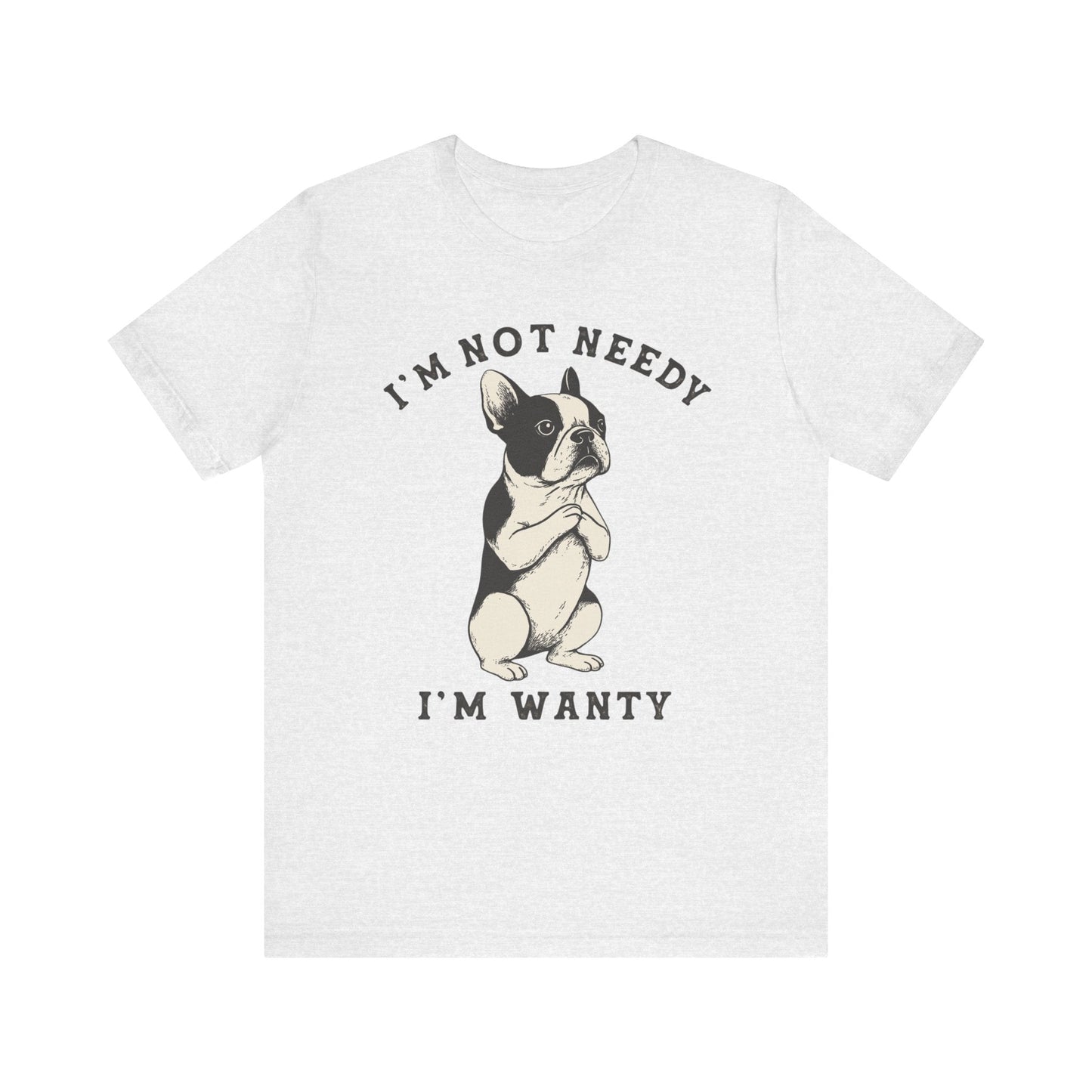 Piebald French Bulldog Wanty TShirt