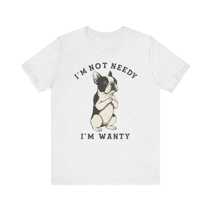 Piebald French Bulldog Wanty TShirt