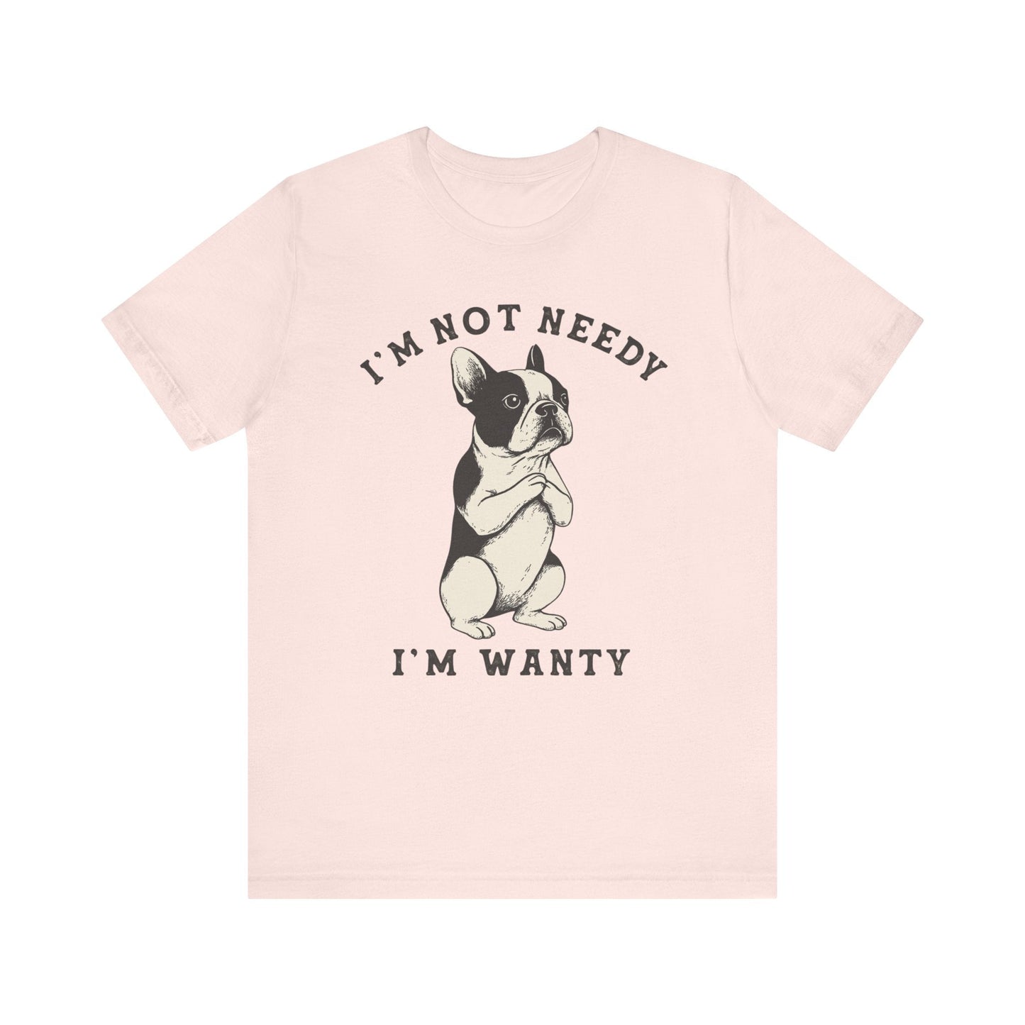 Piebald French Bulldog Wanty TShirt