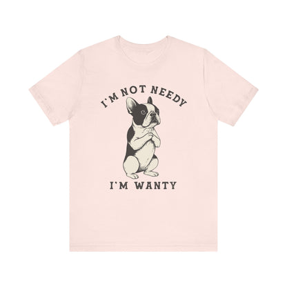 Piebald French Bulldog Wanty TShirt