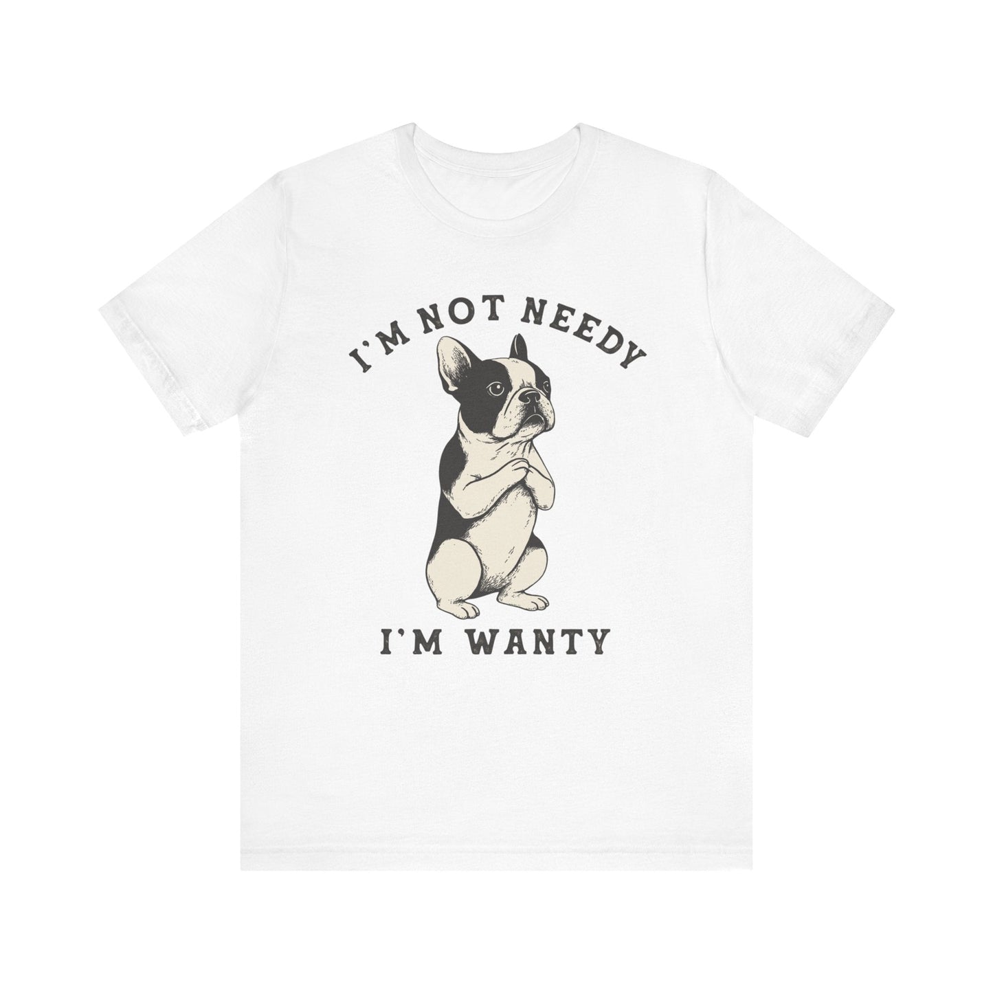 Piebald French Bulldog Wanty TShirt