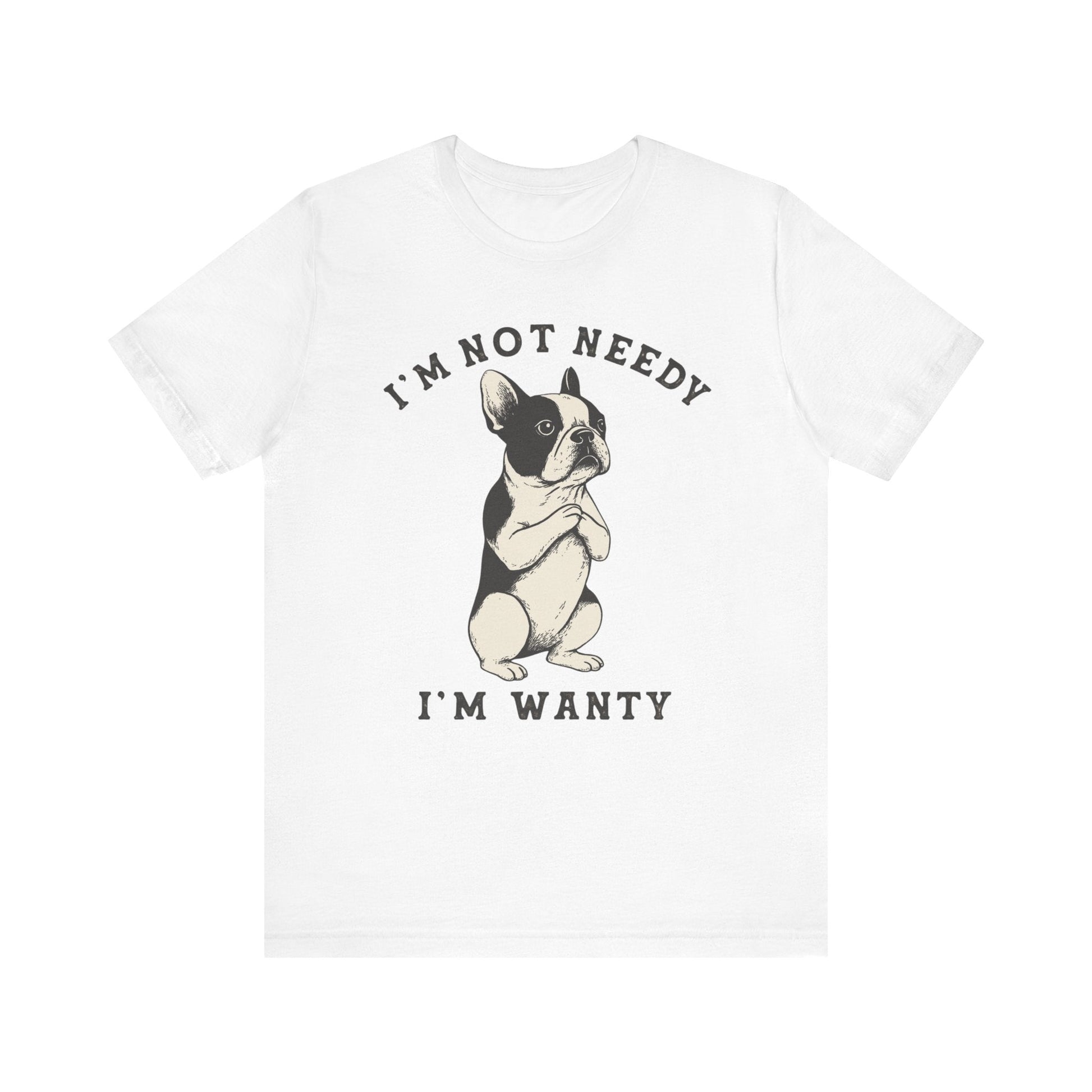 Piebald French Bulldog Wanty TShirt