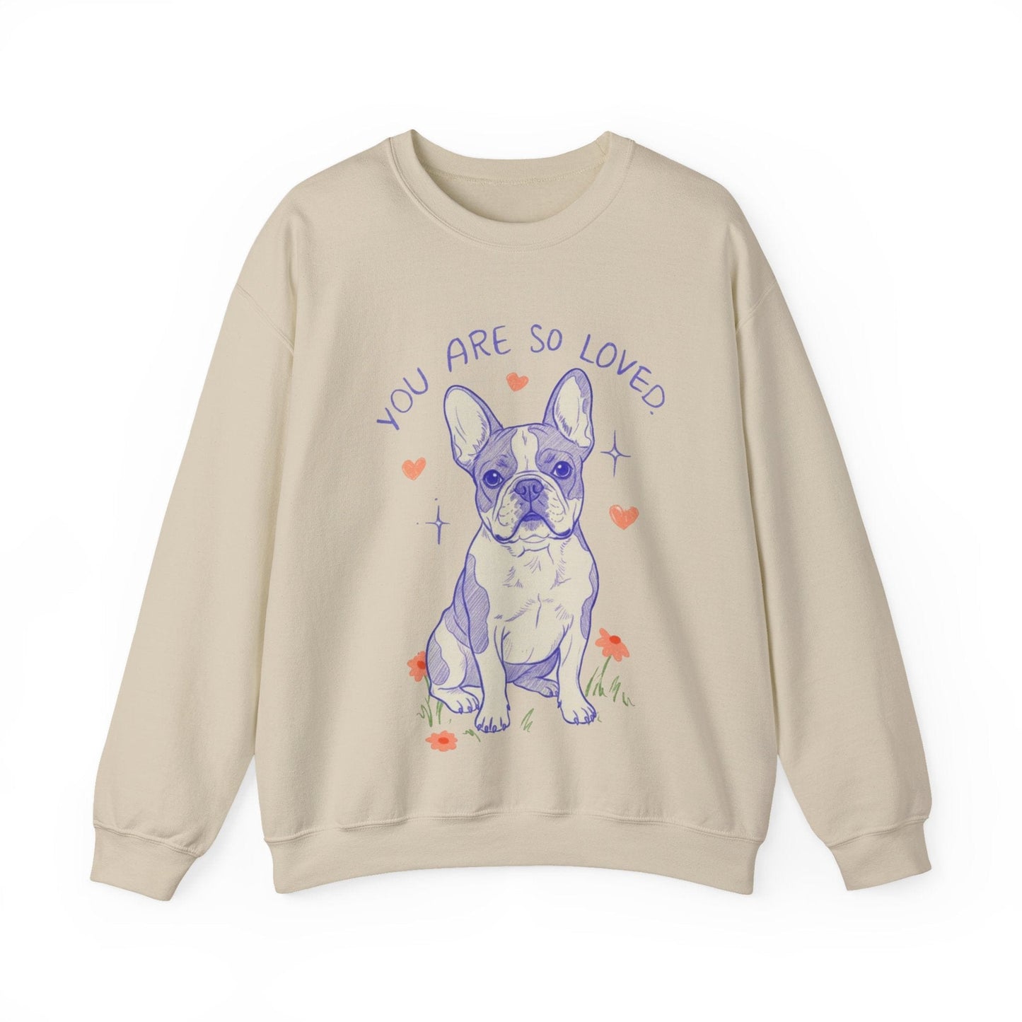 Piebald Frenchie Always Loved Sweatshirt