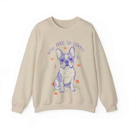 Piebald Frenchie Always Loved Sweatshirt