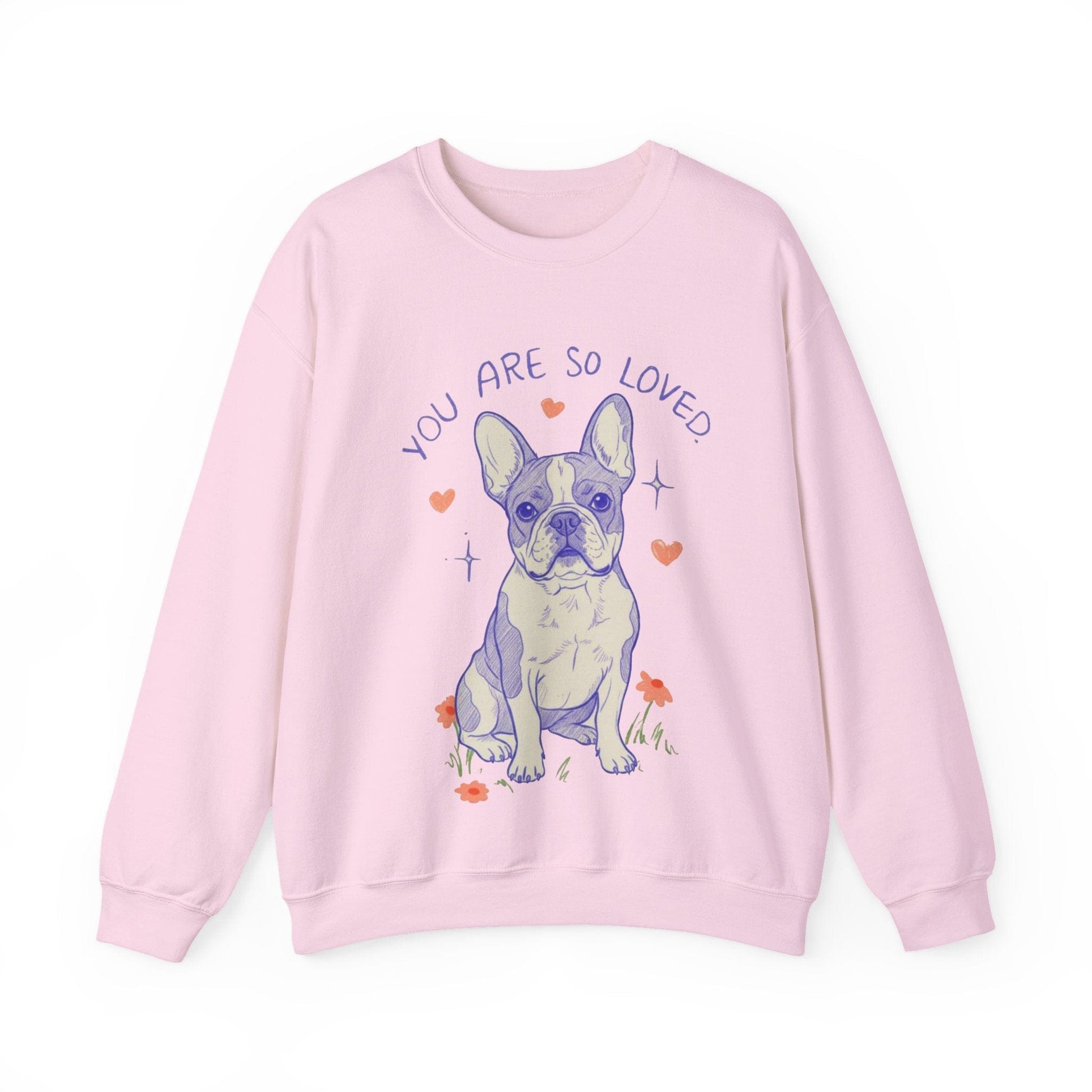 Piebald Frenchie Always Loved Sweatshirt