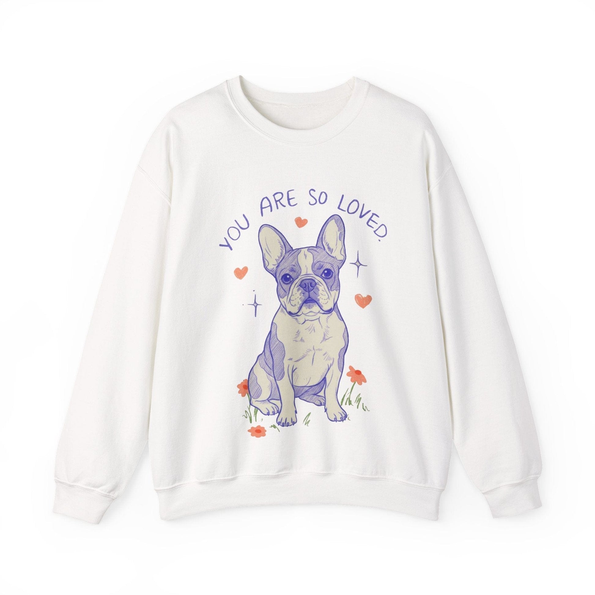 Piebald Frenchie Always Loved Sweatshirt