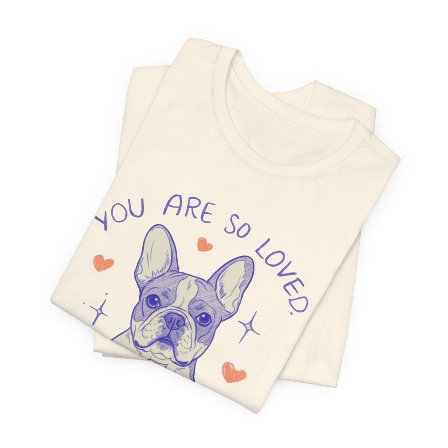 Piebald Frenchie Always Loved Tshirt