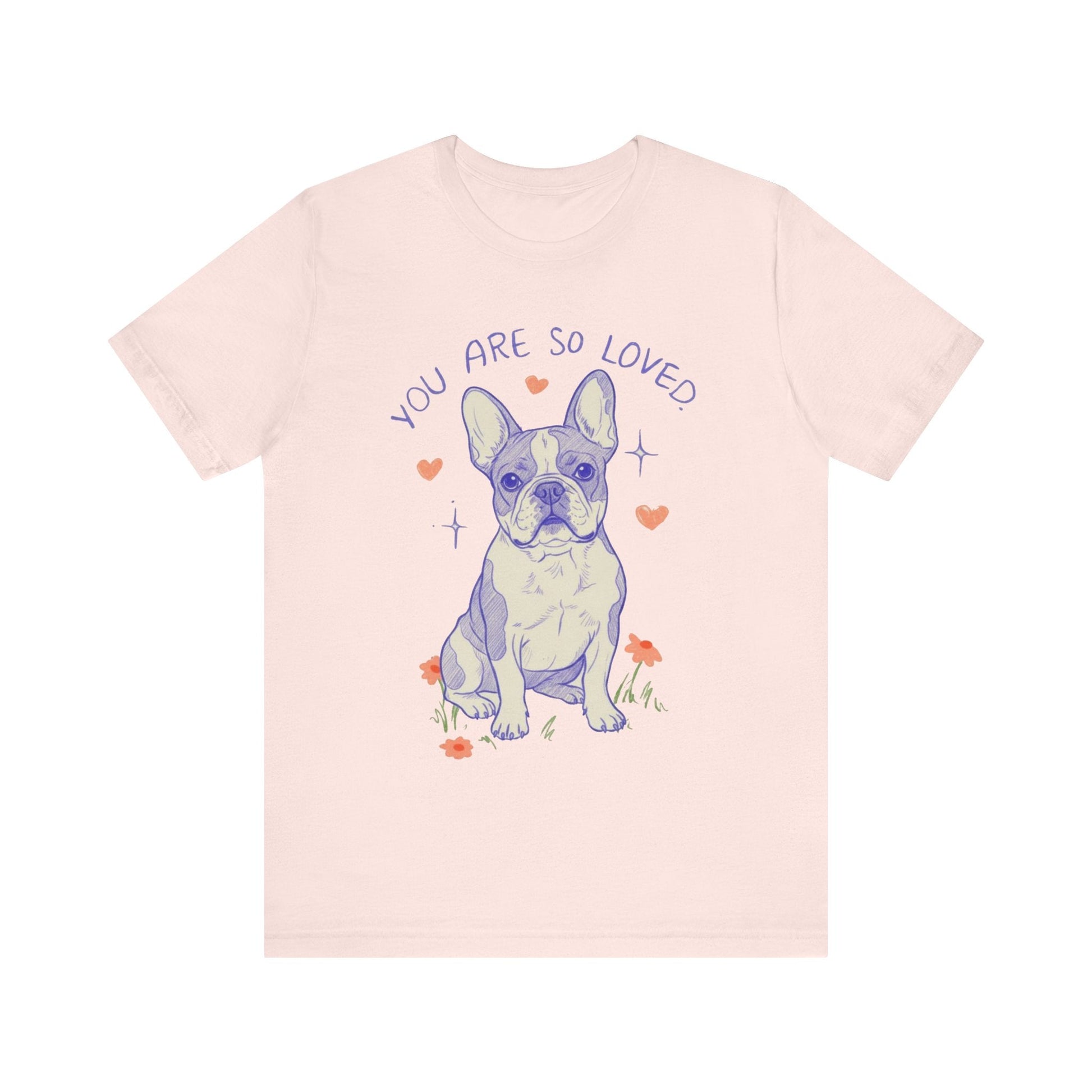 Piebald Frenchie Always Loved Tshirt