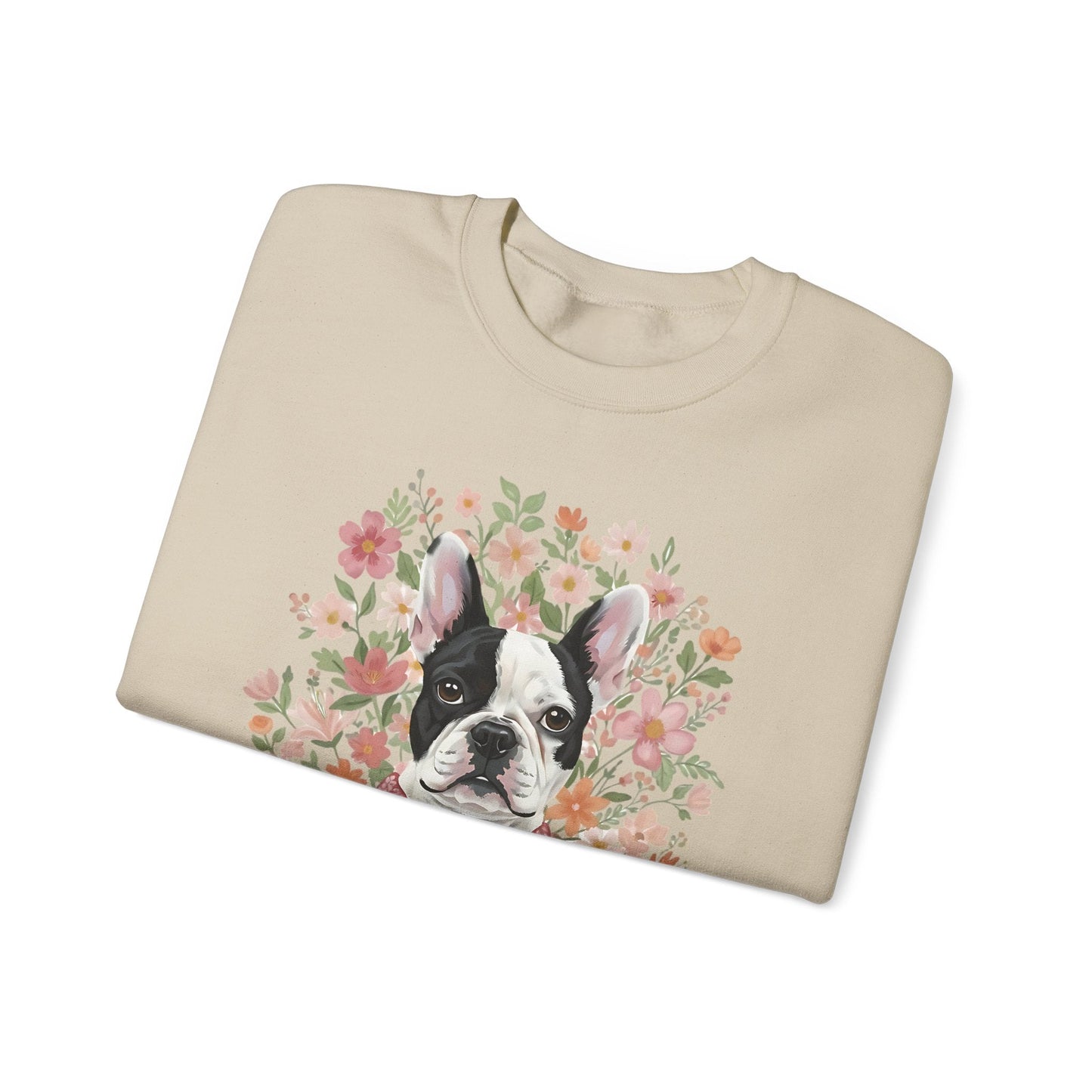 Piebald Frenchie Bouquet Sweatshirt