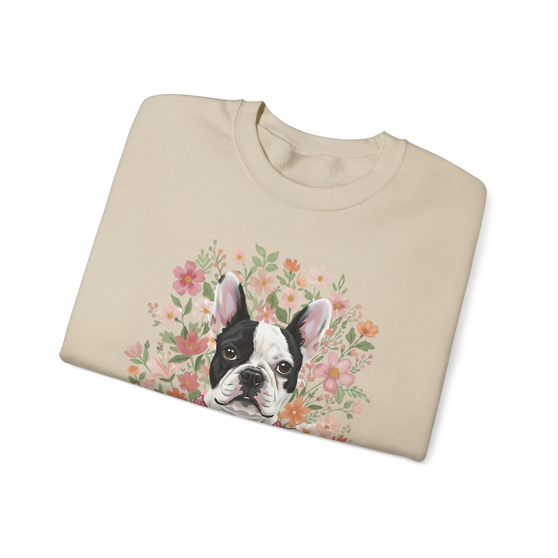 Piebald Frenchie Bouquet Sweatshirt