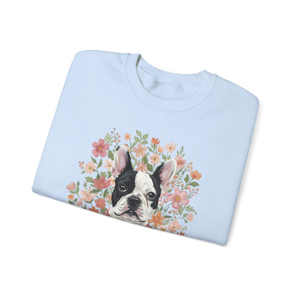 Piebald Frenchie Bouquet Sweatshirt