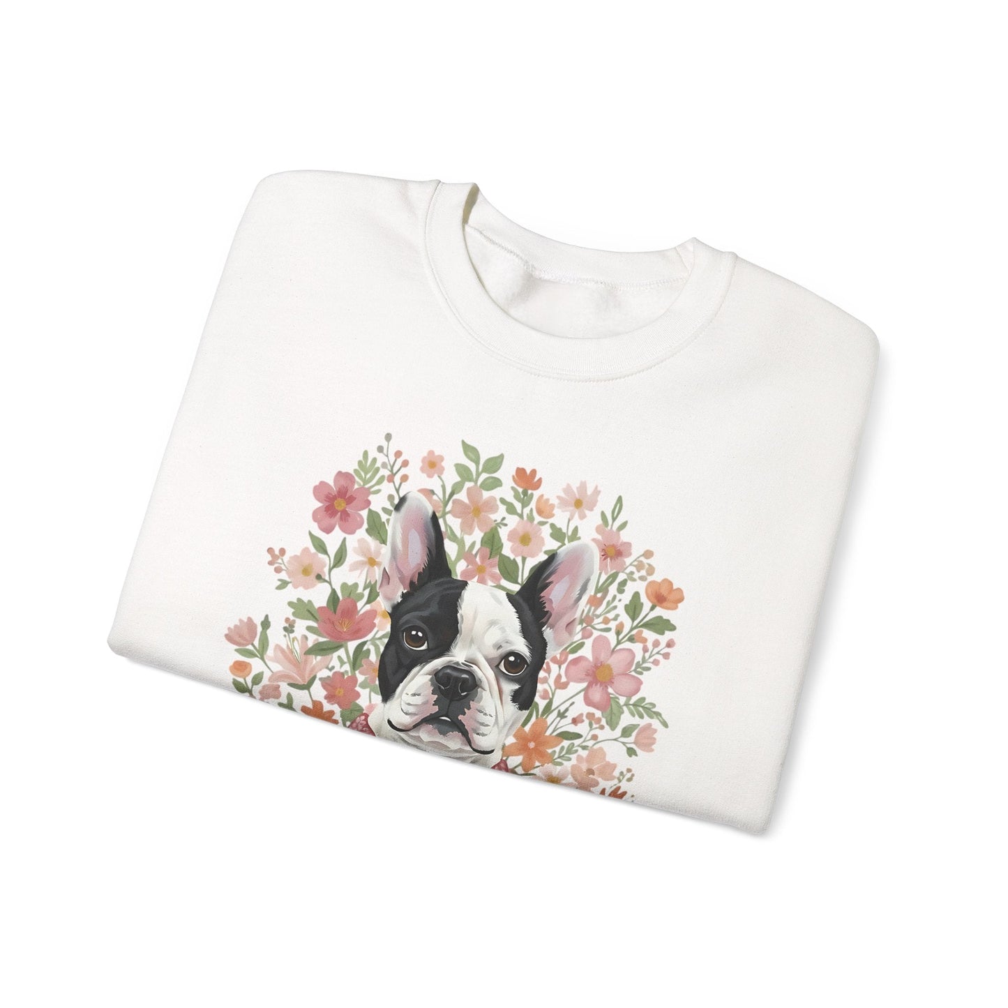 Piebald Frenchie Bouquet Sweatshirt