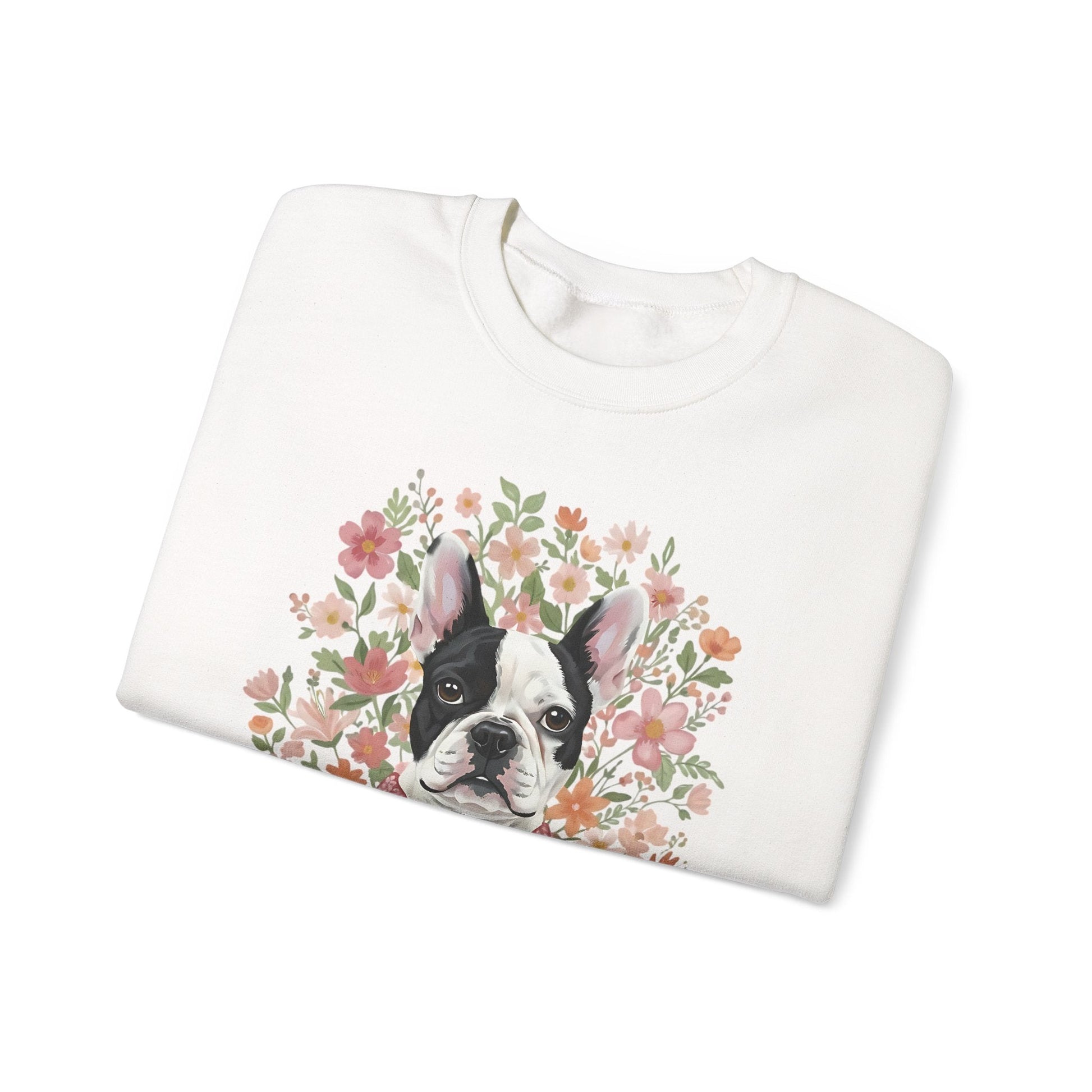 Piebald Frenchie Bouquet Sweatshirt