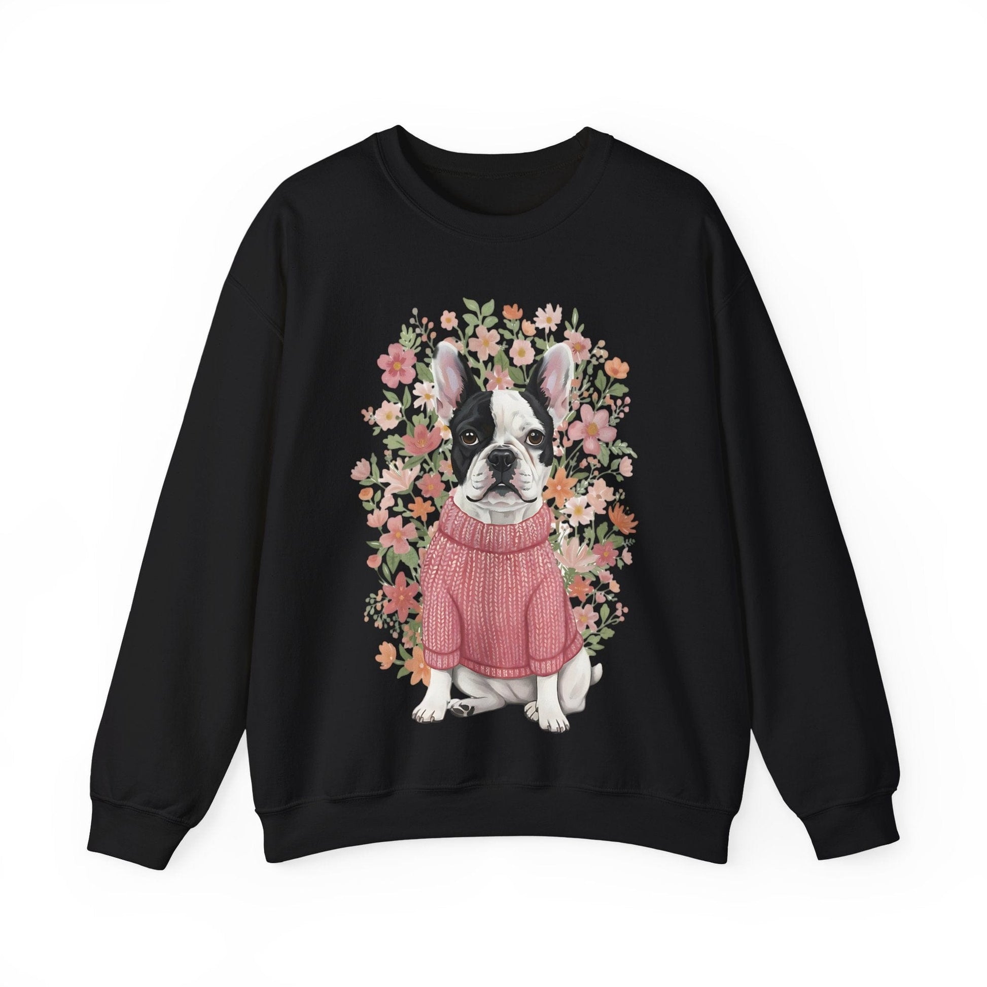 Piebald Frenchie Bouquet Sweatshirt