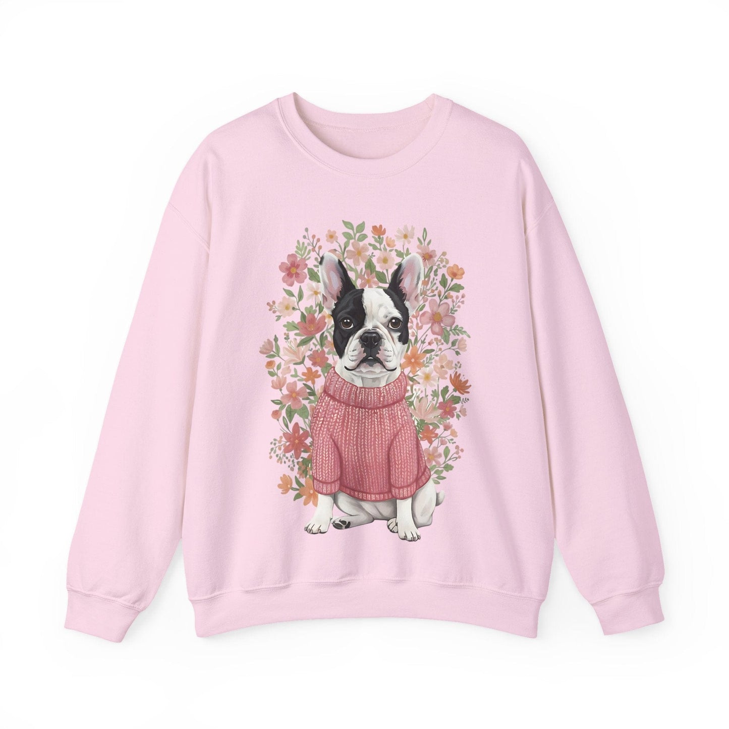 Piebald Frenchie Bouquet Sweatshirt