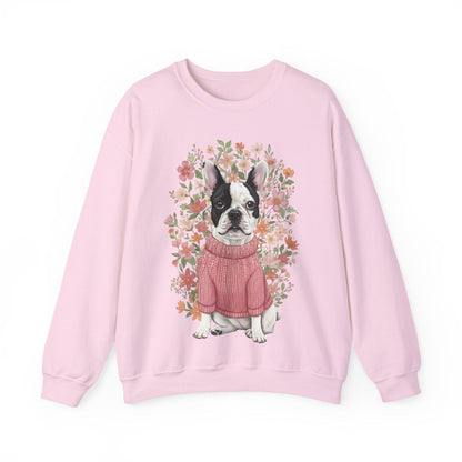 Piebald Frenchie Bouquet Sweatshirt