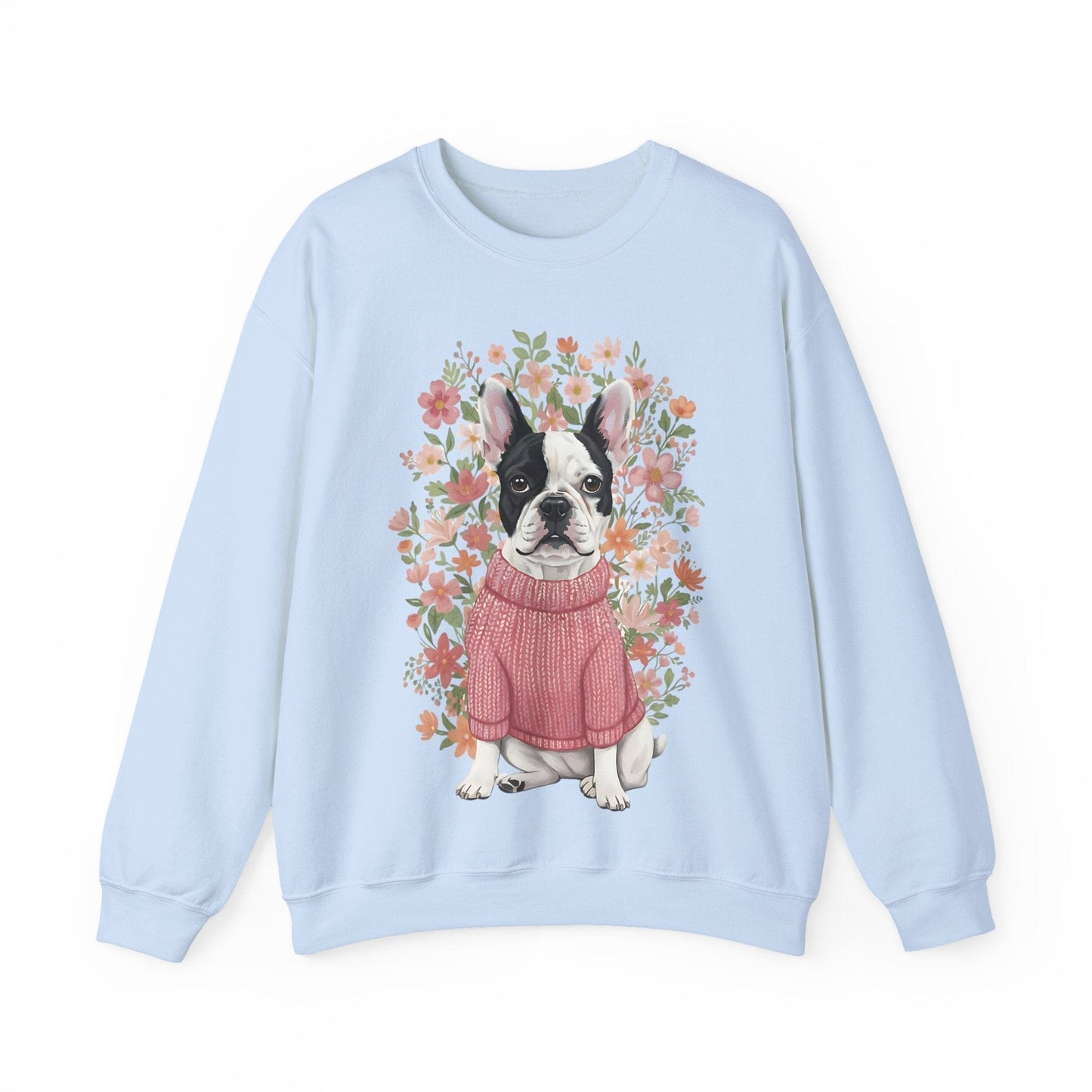 Piebald Frenchie Bouquet Sweatshirt