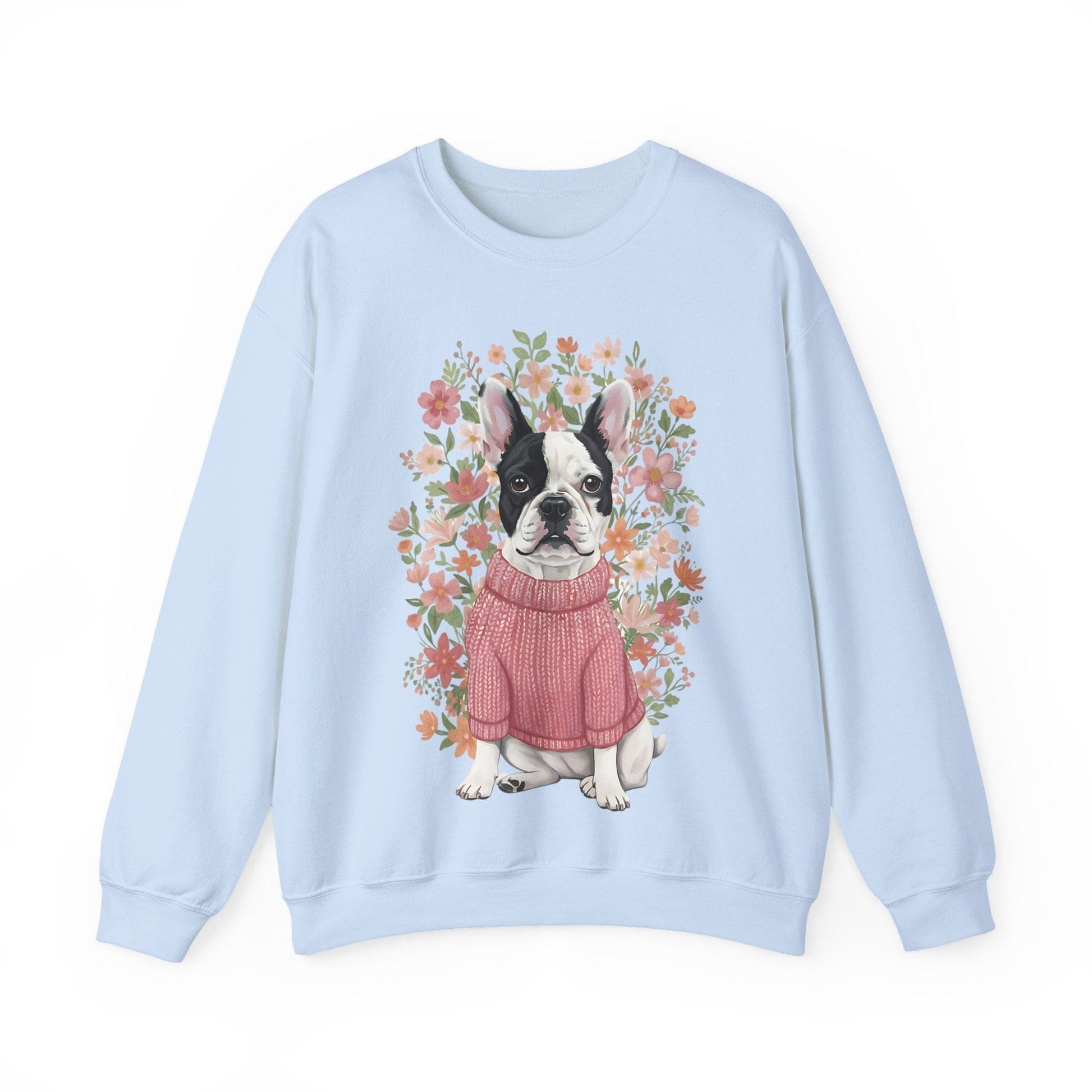 Piebald Frenchie Bouquet Sweatshirt