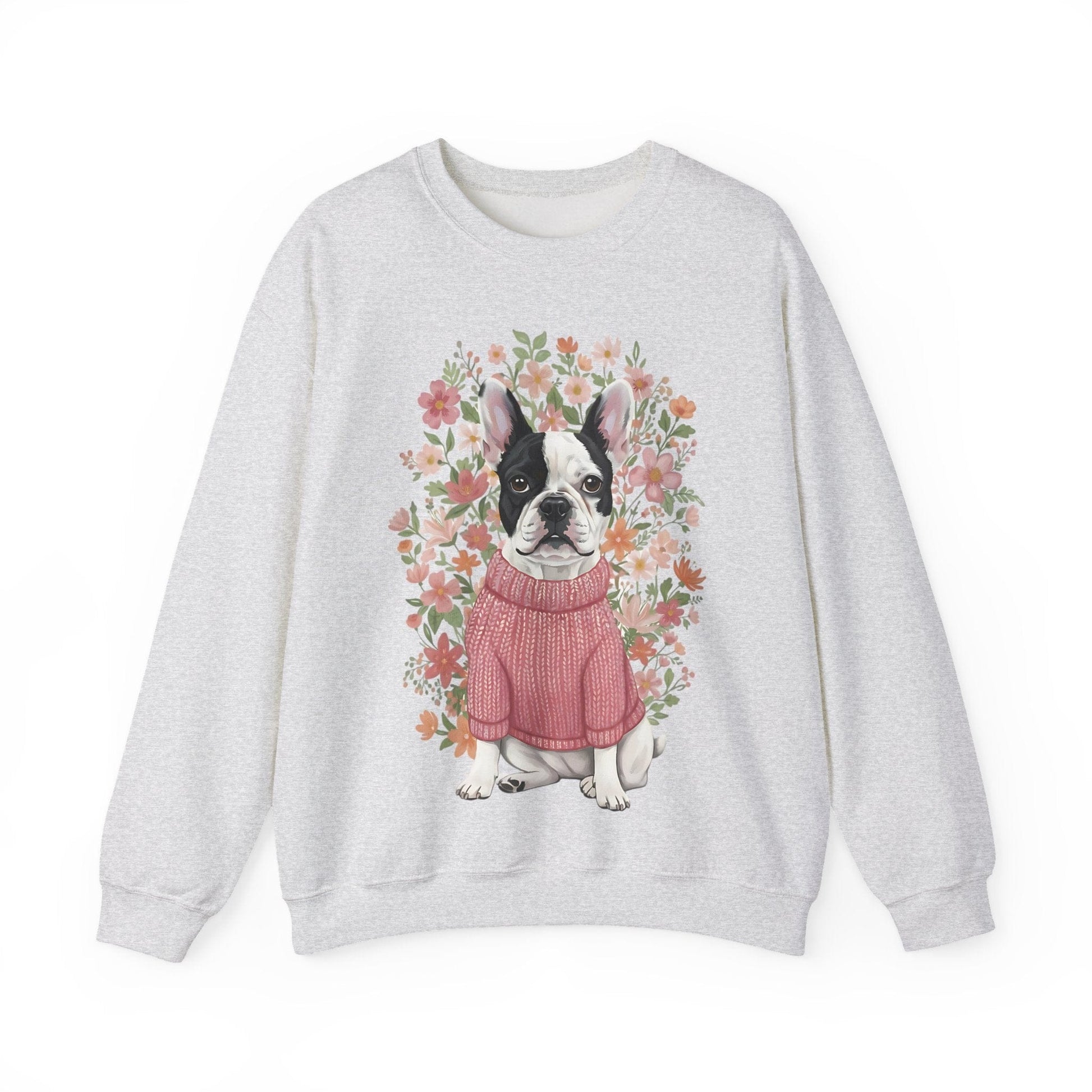 Piebald Frenchie Bouquet Sweatshirt
